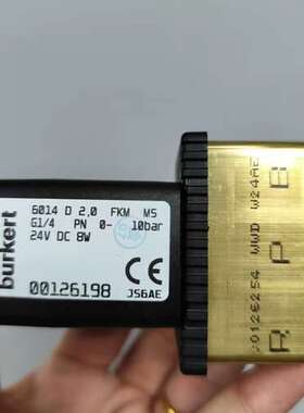 Burkert宝德电磁阀00126198，6014 系列，D【议】
