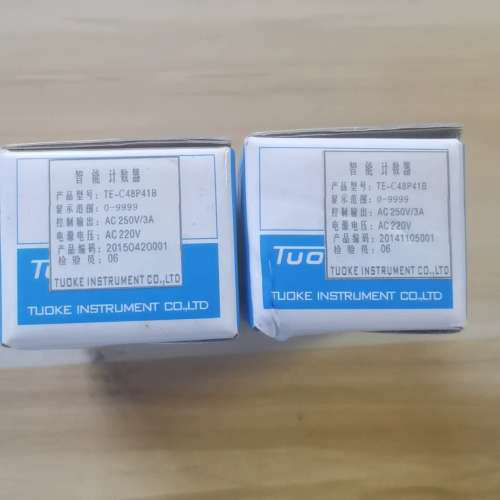 TUOKE智能计数器，型号TE-C48P41B，显示范围[议]