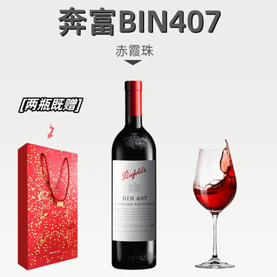 奔富BIN407澳洲原瓶进口干红葡萄酒