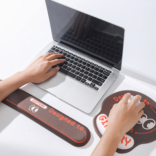 logo定制滑鼠垫套装键盘托护腕