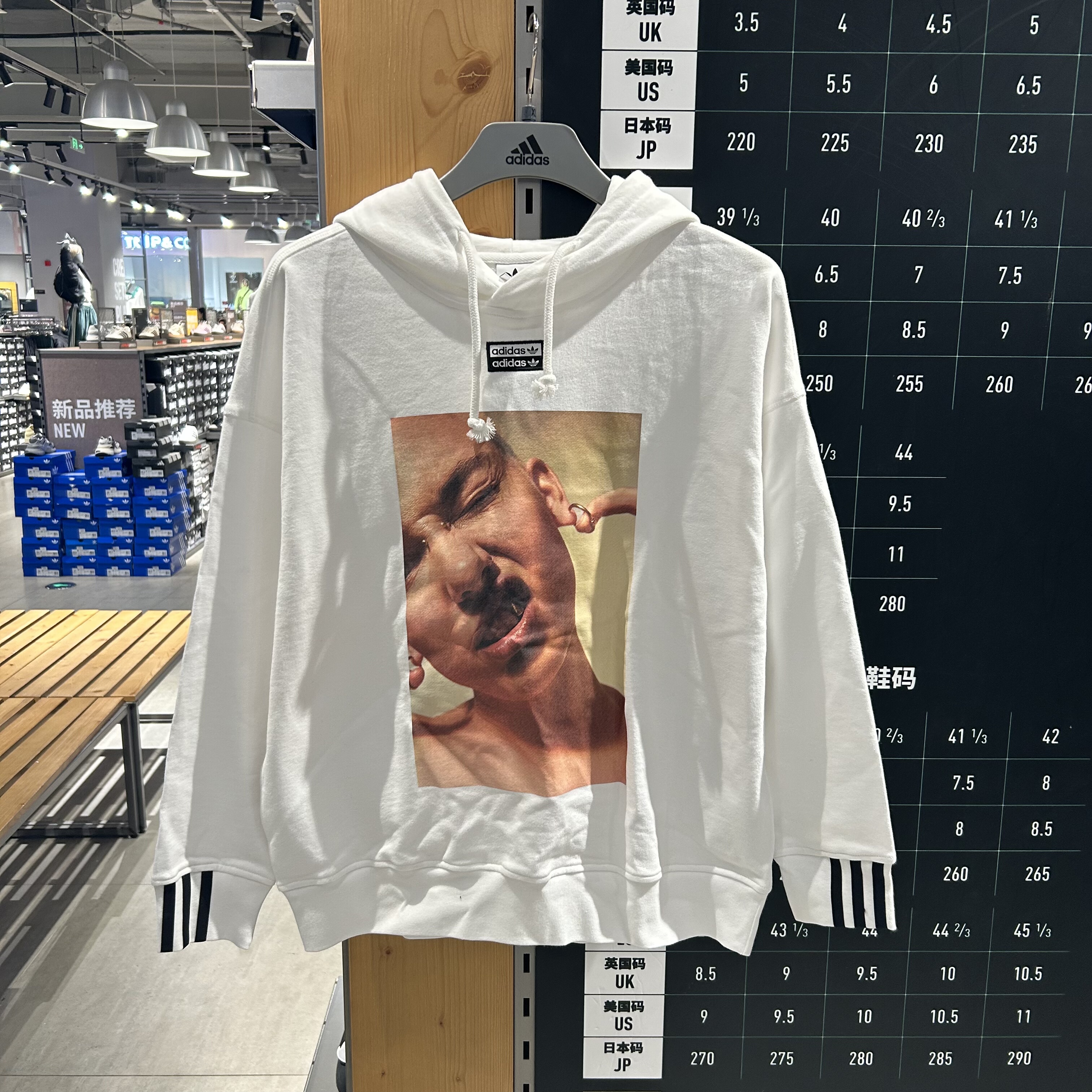 Adidas/三叶草 女子针织舒适连帽套头衫休闲运动连帽卫衣FU1546