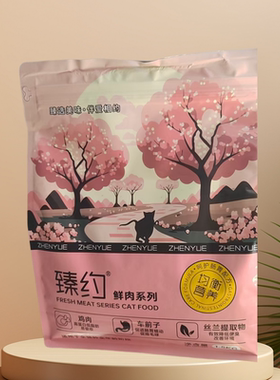 臻约全价全期鲜肉猫粮鸡肉成幼猫