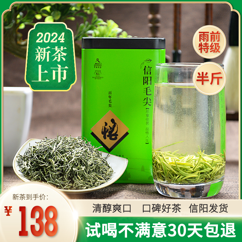 信阳毛尖2024新茶特级嫩芽250g