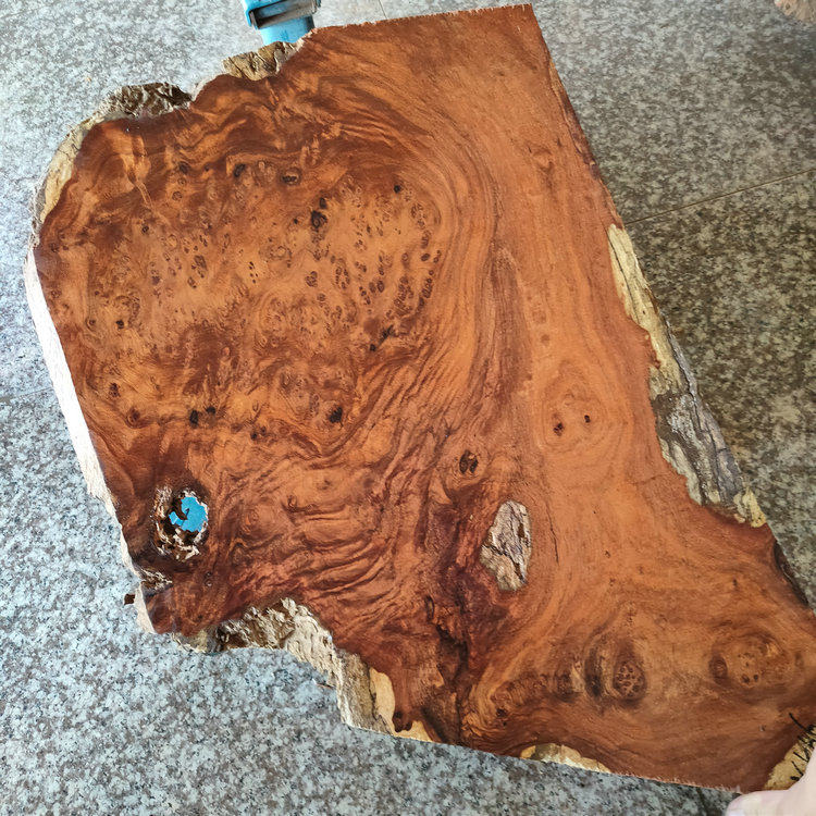 N566刺猬紫檀花梨樱瘿木料瘤疤料树榴疤佛珠独板料留疤料干泡台料