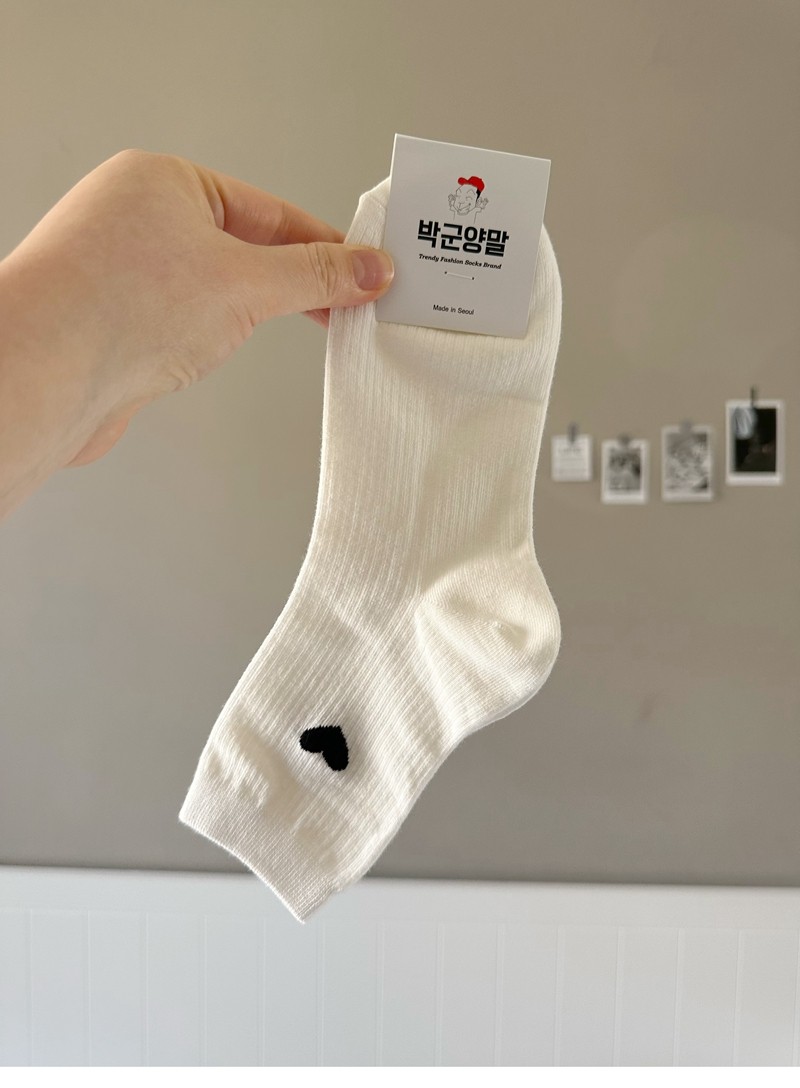 韩国袜子 白色棉质日系干净白袜子竖条简约百搭ins博主同款中筒袜