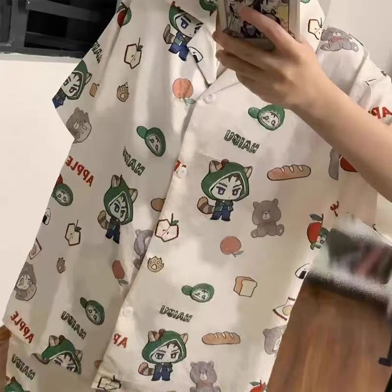 第五人格邮差睡衣二次元衣服夏季棉短袖男女家居服加大三件套外穿