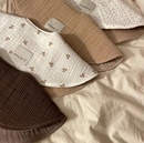 ns韩版纯棉婴儿围嘴宝宝口水巾360度可旋转纱布花朵口水兜0-2岁