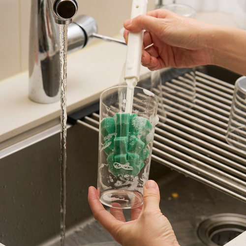 肆月圣诞树造型海绵杯刷