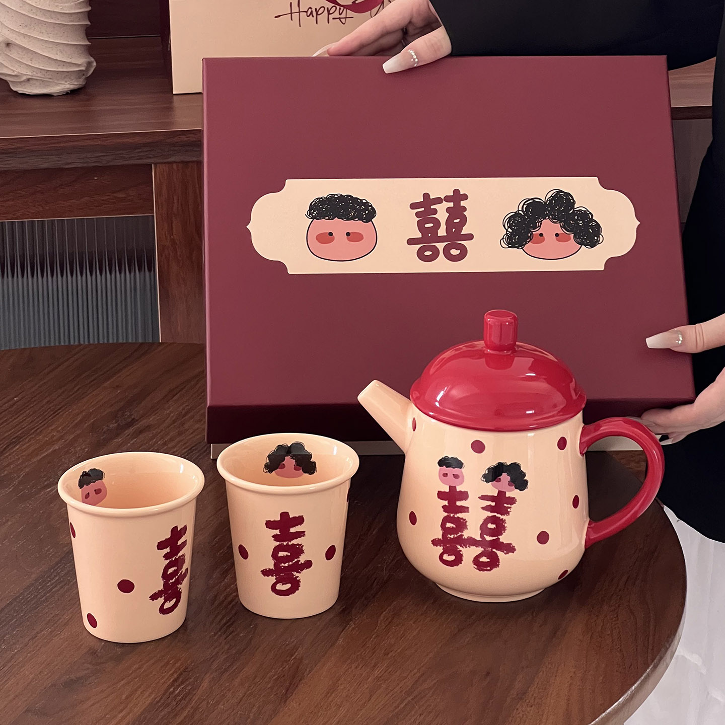 肆月送新人陶瓷茶具套装