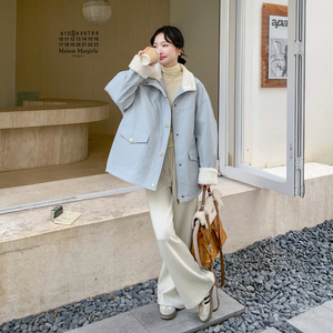 新款   蓝色工装羽绒服178-503-p245-k378图片