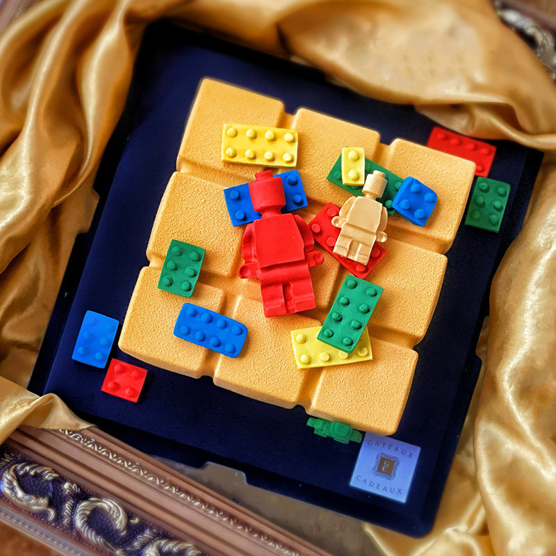 嘎豆喀豆法式创意慕斯生日蛋糕乐高主题蛋糕甜品甜点北京同城配送