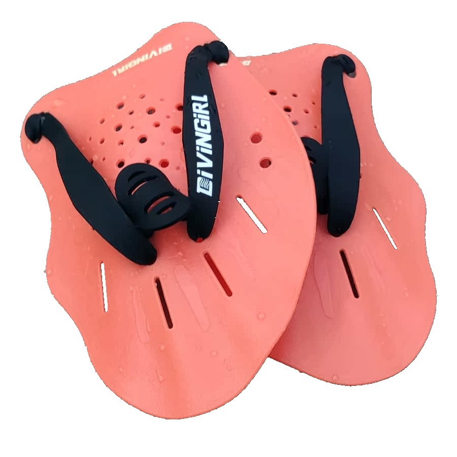 外贸版定制化手蹼游泳训练划水蹼全年龄游泳辅助训练人体工学导流