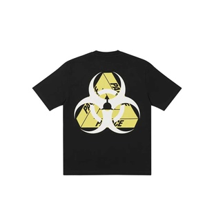 现货 Palace 21SS BIO HAZARD 生化辐射环形三角logo印花短袖T恤
