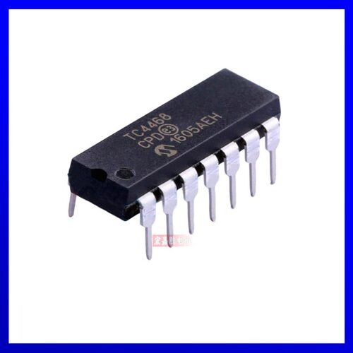 TC4468CPD【IC MOSFET DVR QUAD AND 14DIP】 栅极驱动原装正品芯