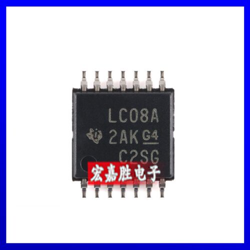 原装 SN74LVC08APWR 丝印：LC08A 封装TSSOP-14 4通道逻辑门芯片