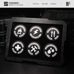 露营物料合集魔术贴章机能士气章黑化战术臂章背心背包配件