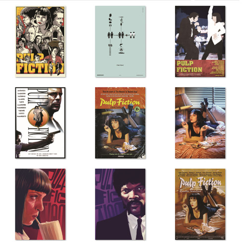 低俗小说昆汀电影怀旧装饰画