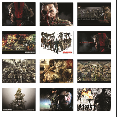 合金装备5幻痛海报游戏周边画