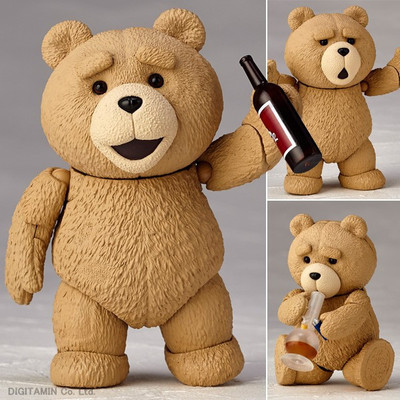 山口式泰迪熊 TED2 脏话熊 贱熊 关节超可动人偶公仔盒装手办