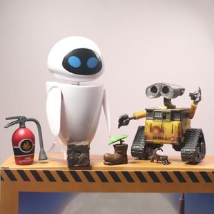 盒装瓦力机器人总动员玩具伊娃阿莫小号公仔模型摆件手办玩偶礼物