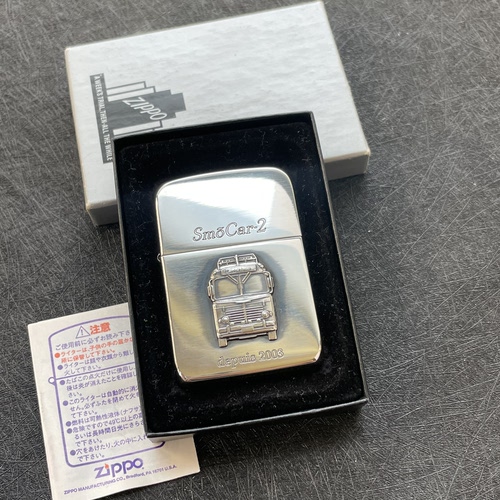 Zippo原装正品 2002年镀银41复刻 吸烟车