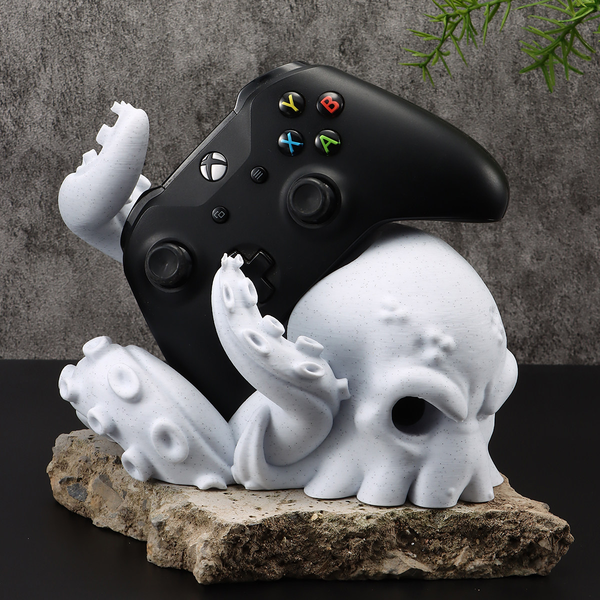 创意章鱼造型xbox游戏手柄支架桌面摆件白色树脂收纳架3D打印摆件,家居饰品,桌面摆件,淘宝优惠券,粉丝福利购,淘宝优惠卷