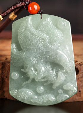 天然缅甸a货翡翠大展宏图玉石
