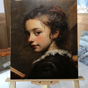 纯手绘油画定制人物肖像风景静物挂画画芯写实写意画代画肖像装饰