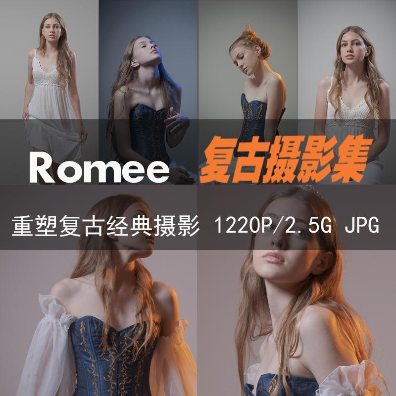 国外高清人物肖像复古高清4K作品摄影图片CG绘画素描速写照片集册