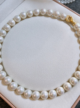 爱心扣彩光贝珠珍珠项链