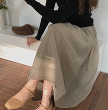 女士牛仔套装时尚洋气减龄时髦仙女温柔半身裙高腰遮跨显瘦通勤裙