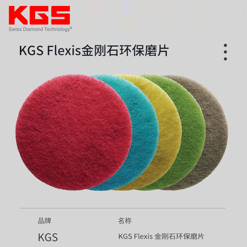 瑞士KGS凯吉斯17寸金刚石环保垫