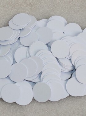 20MM 125KHZ低频TK4100/EM4100芯片钱币卡ID圆形卡rfid卡