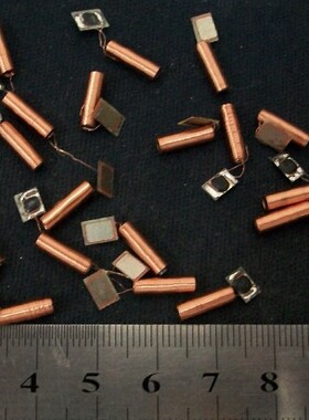 JTRFID 10*3MM圆柱形125KHZ低频EM4305芯片焊接线圈ID裸标签