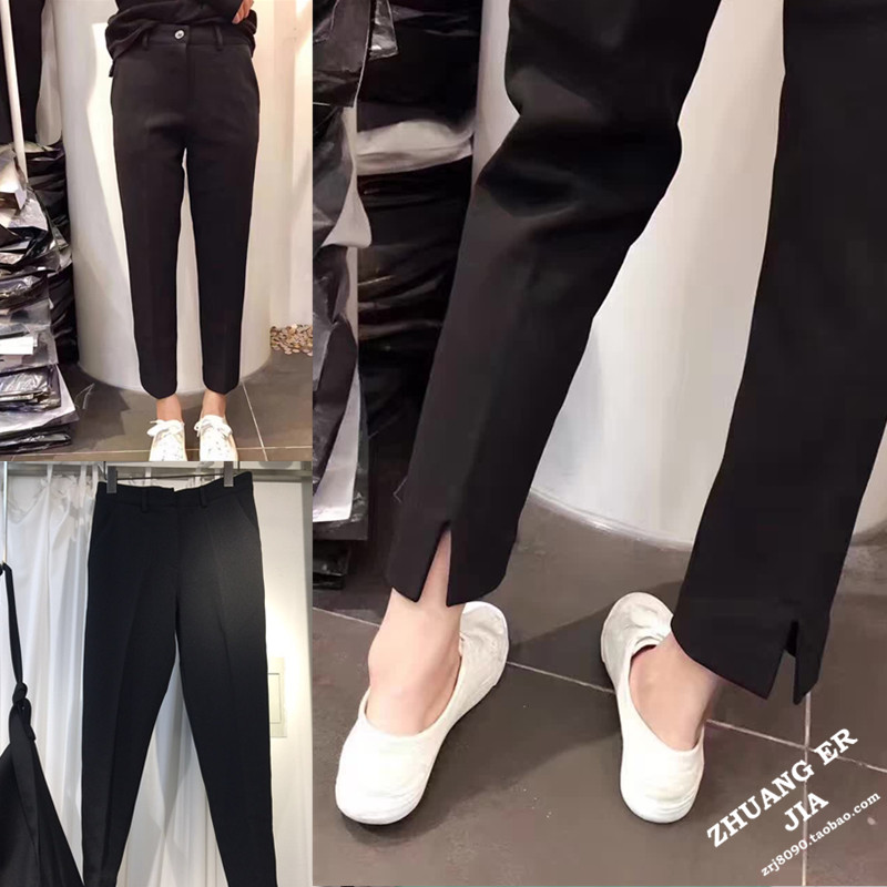 the republic of korea WUZHI Spring and summer Autumn and winter After the slits Suit pants Paige Show thin suit Nine points Pencil Pants Thin sectionin the Women's clothing/Boutique , Pants , Casual pants  category - from Buy2taobao.com to provide professional Taobao agent buy service