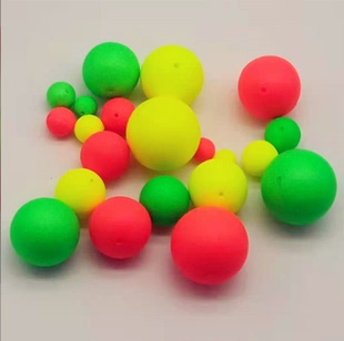 新款钓鱼浮力球悬浮泡沫浮球洛阳球球钓浮漂醒目豆路亚鲫圆形球漂