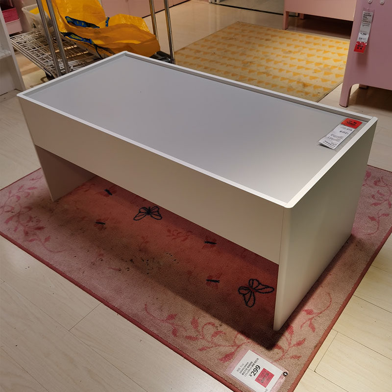 国内宜家敦德拉儿童书桌玩具桌带收纳抽屉IKEA家居代购
