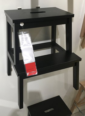 国内宜家贝卡姆 踏脚凳换鞋凳 登梯凳实木家居上海IKEA代购