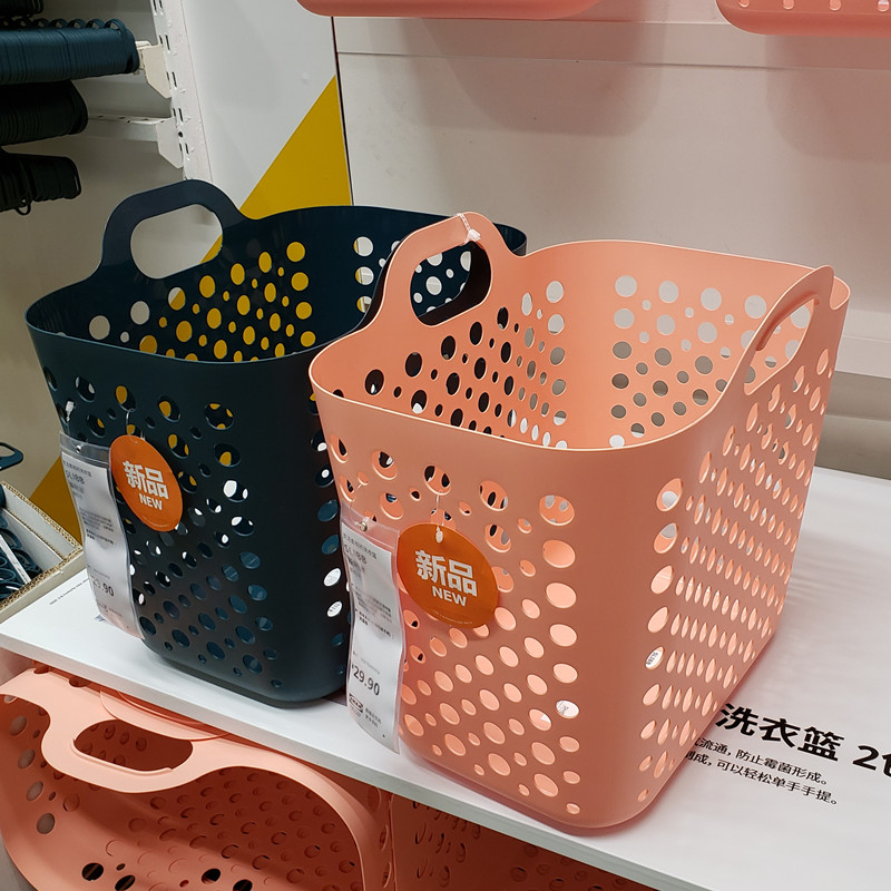 国内宜家斯波利洗衣篮脏衣篓收纳储物篮子IKEA家居代购