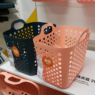 国内宜家斯波利洗衣篮脏衣篓收纳储物篮子IKEA家居代购