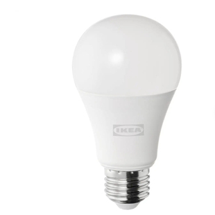 国内宜家正品索海塔LED灯泡E27暖光灯球形白色IKEA家居代购