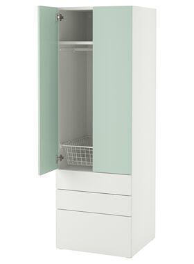 国内宜家斯玛斯塔衣柜带抽屉儿童储物IKEA家具代购