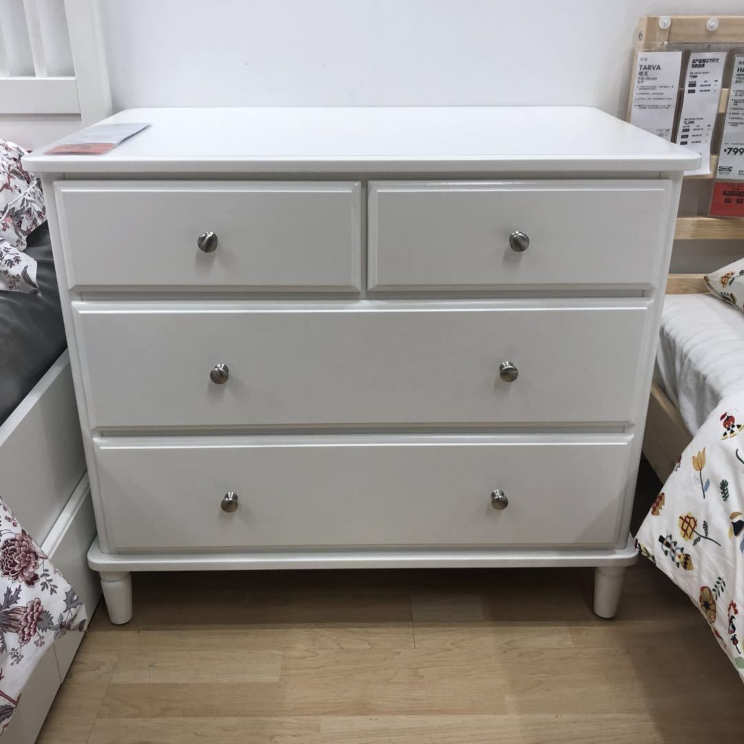 国内宜家提赛尔抽屉柜多层收纳柜子卧室储物柜床头柜上海IKEA代购