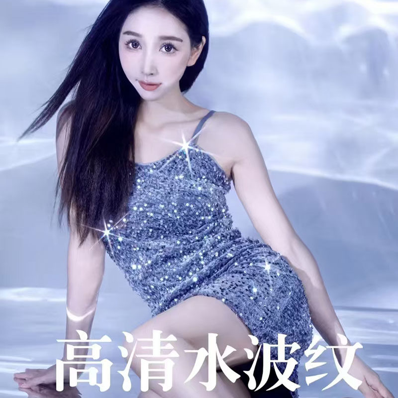 影楼水波纹镜面纸摄影道具拍照写真拍摄镭射反光纸折射锡膜背景布