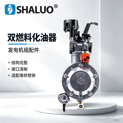P19B两用化油器168F170变频液化油器6.5HP汽油发电机双燃料化油器