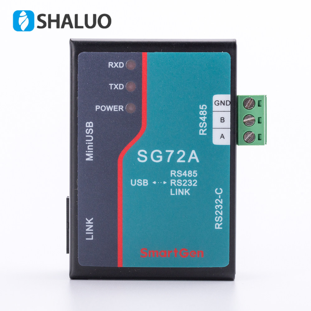 众智发电机控制器SG72A电脑USB RS485 232通讯plc连接口转换模块