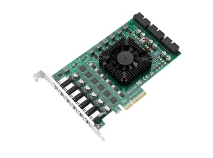 E转12口USB3.0卡支持工业相机 机PCI 摄像头 MC2056台式 魔羯MOGE