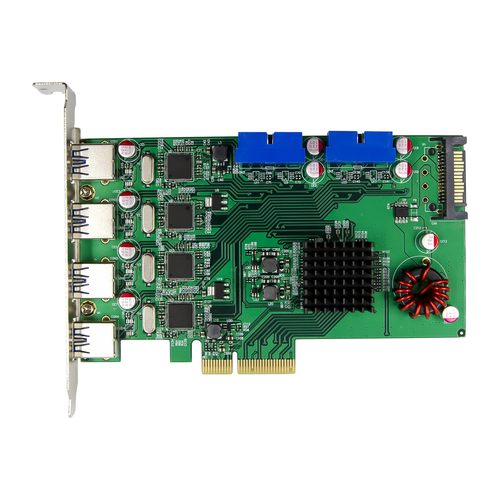 魔竭PCI-E转4口USB3.0卡