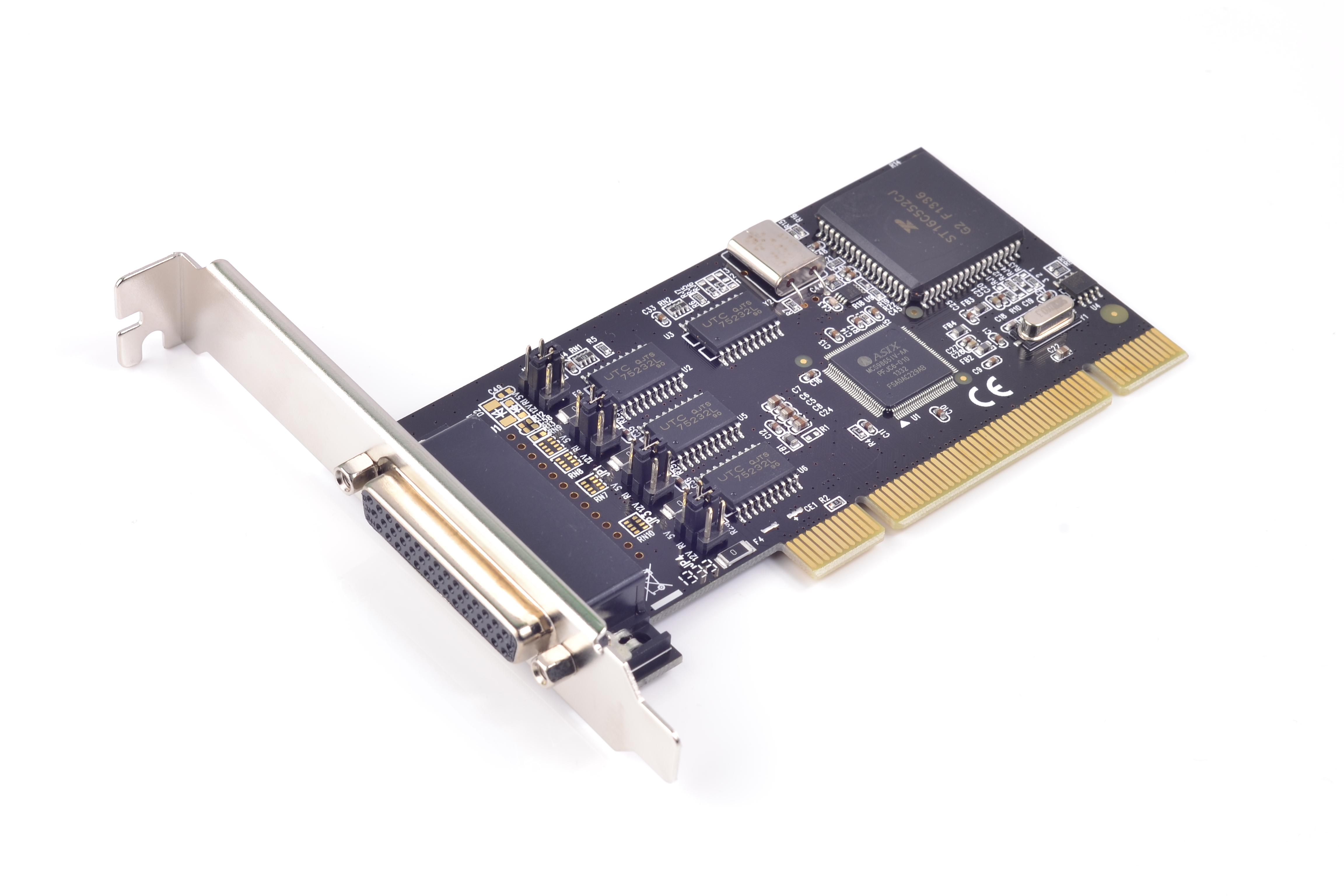 西霸SYBA半高PCI转4口RS232串口卡PCI4串口卡2U小机箱4串口卡8CM 电脑硬件/显示器/电脑周边 其它电脑周边 原图主图