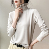 显瘦卫衣护颈打底衫 半拉链高领抓绒长袖 t恤女冬修身 德绒防风上衣